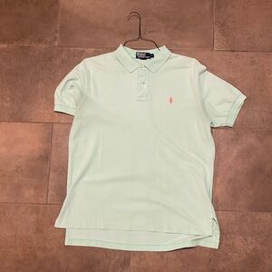 Men’s Polo. Mint Green. Size L